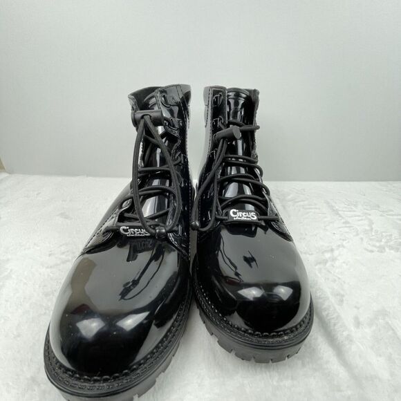 Circus by Sam Edelman Knox Women's Moto Combat Boots‎ Black Patent Leather Sz 8 - Picture 16 of 16